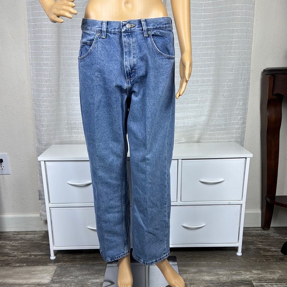 Wrangler Classic Blue Denim Husky Kids Jeans, Size 16